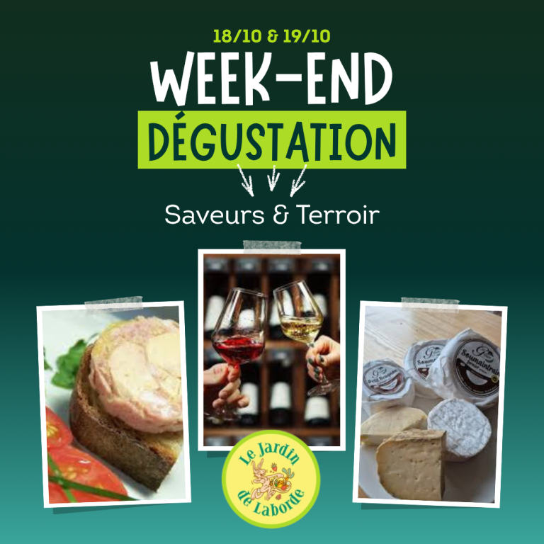 Week-end dégustation 18 & 19 Octobre - Le Jardin de Laborde